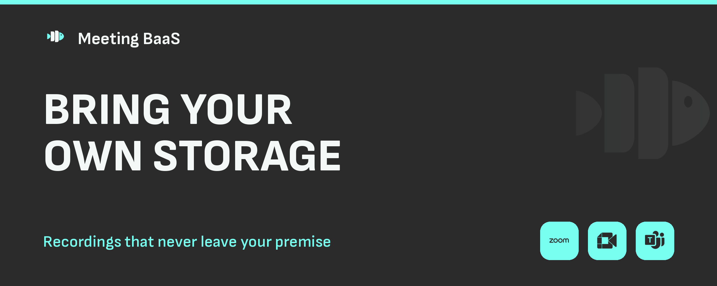 Bring Your Own Storage: Recordings That Never Rest on Our Infrastructure
